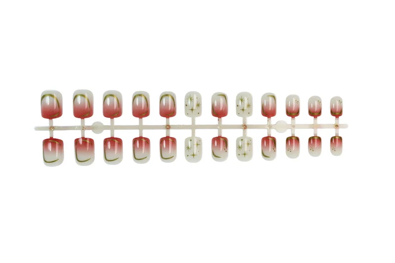 Kunstnagelset mit eleganten Rosenakzenten Brehn