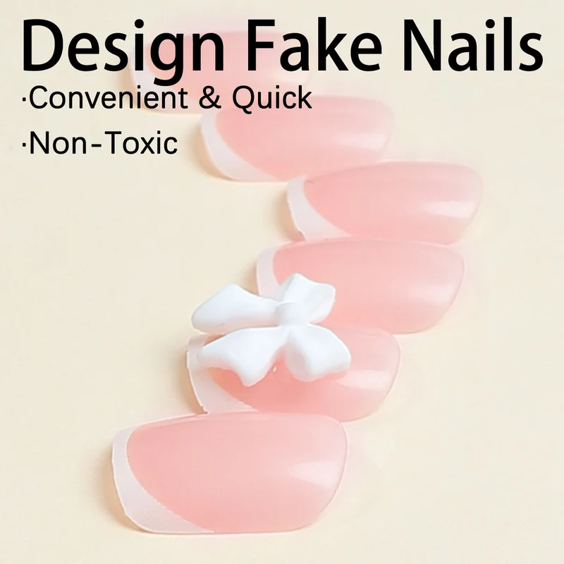Kunstnagelset mit eleganten und zarten Akzenten Brehn