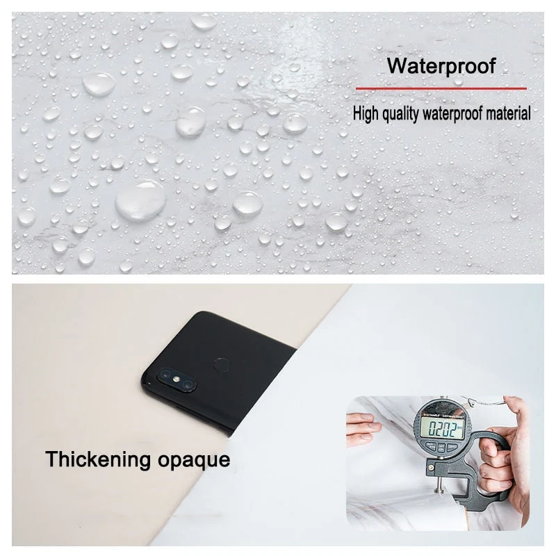Marmor-Effekt selbstklebende wasserdichte Tapete | Skanto