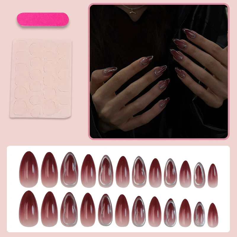 Kunstnagelset mit eleganten Ombre-Effekten Brehn