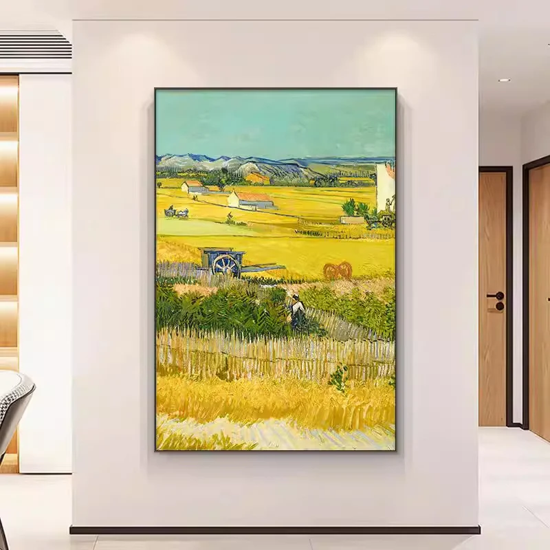 Texturiertes Landschafts-Leinwand-Kunstwerk drucken