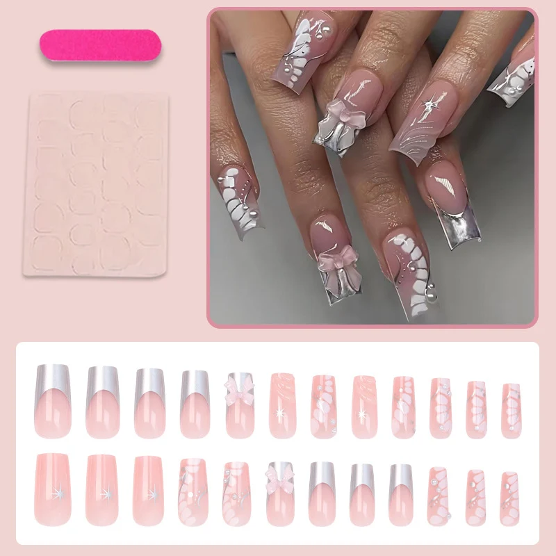Kunstnagelset mit eleganten Akzenten Brehn