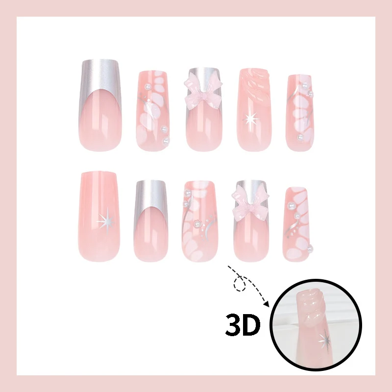 Kunstnagelset mit eleganten Akzenten Brehn