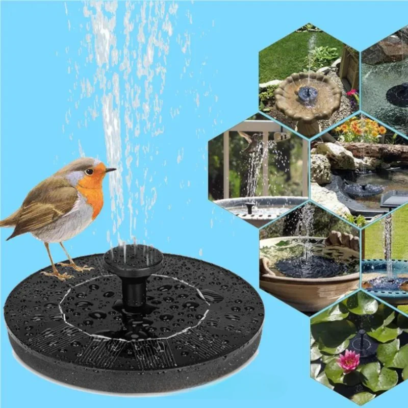 Skanto | Solar Bird Fountain – Solarbetriebener Brunnen für Garten und Vögel | Nachhaltig und pflegeleicht