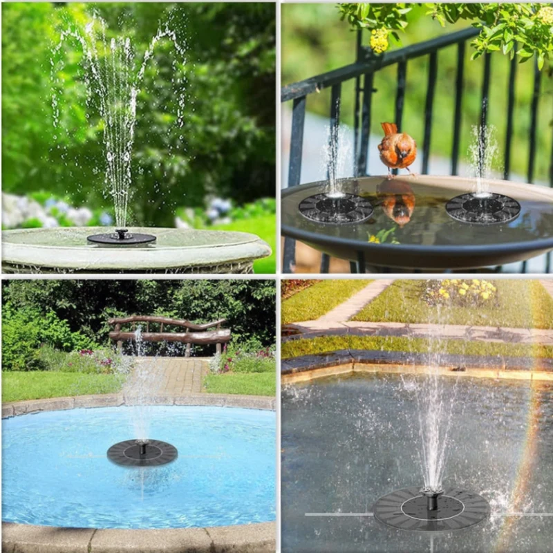 Skanto | Solar Bird Fountain – Solarbetriebener Brunnen für Garten und Vögel | Nachhaltig und pflegeleicht