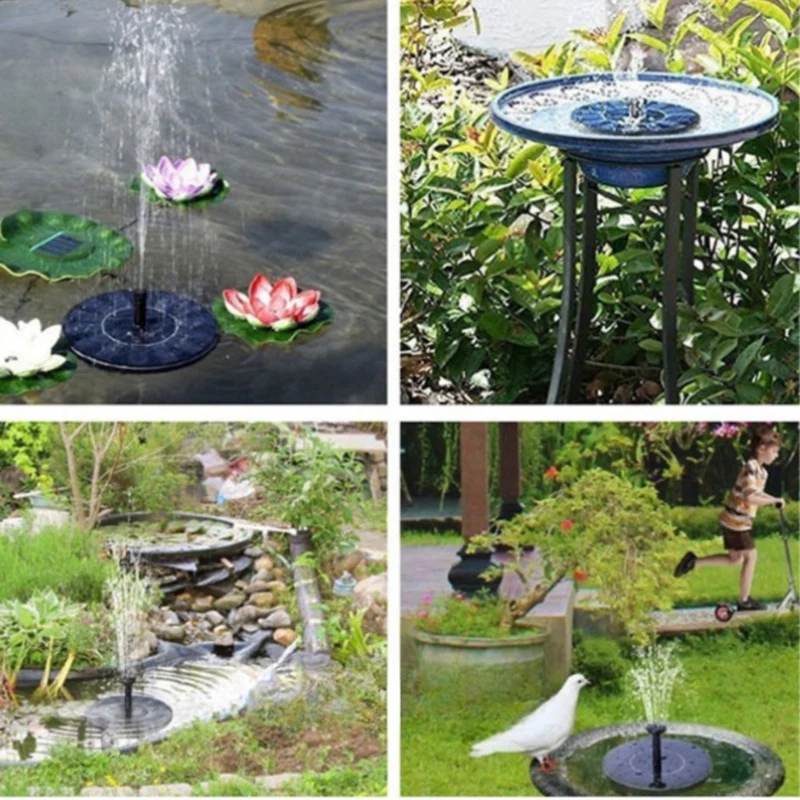 Skanto | Solar Bird Fountain – Solarbetriebener Brunnen für Garten und Vögel | Nachhaltig und pflegeleicht