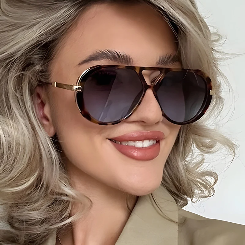 Damen modische Sonnenbrille im Pilotenstil Skanto