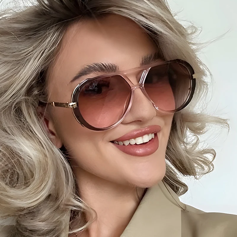 Damen modische Sonnenbrille im Pilotenstil Skanto