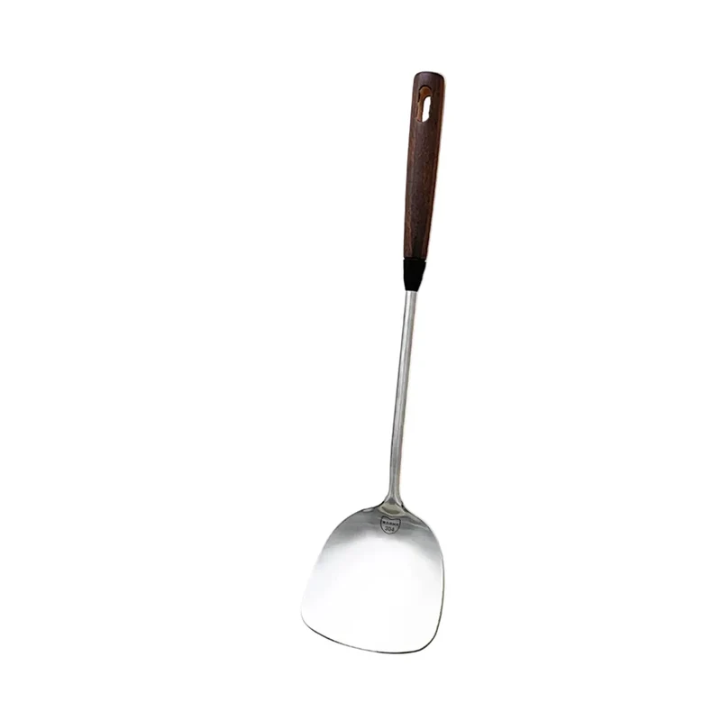 Edelstahl-Wender mit Holzgriff Spatel Küchenutensil | Skanto