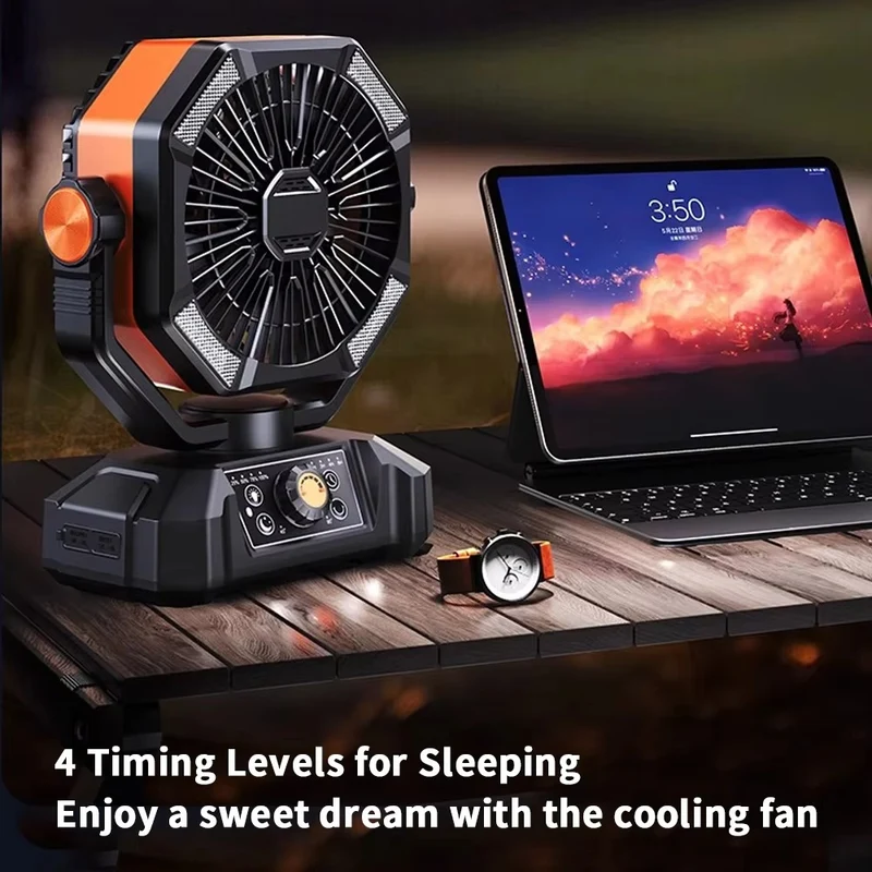 Tragbarer Camping-Kühlventilator | Skanto