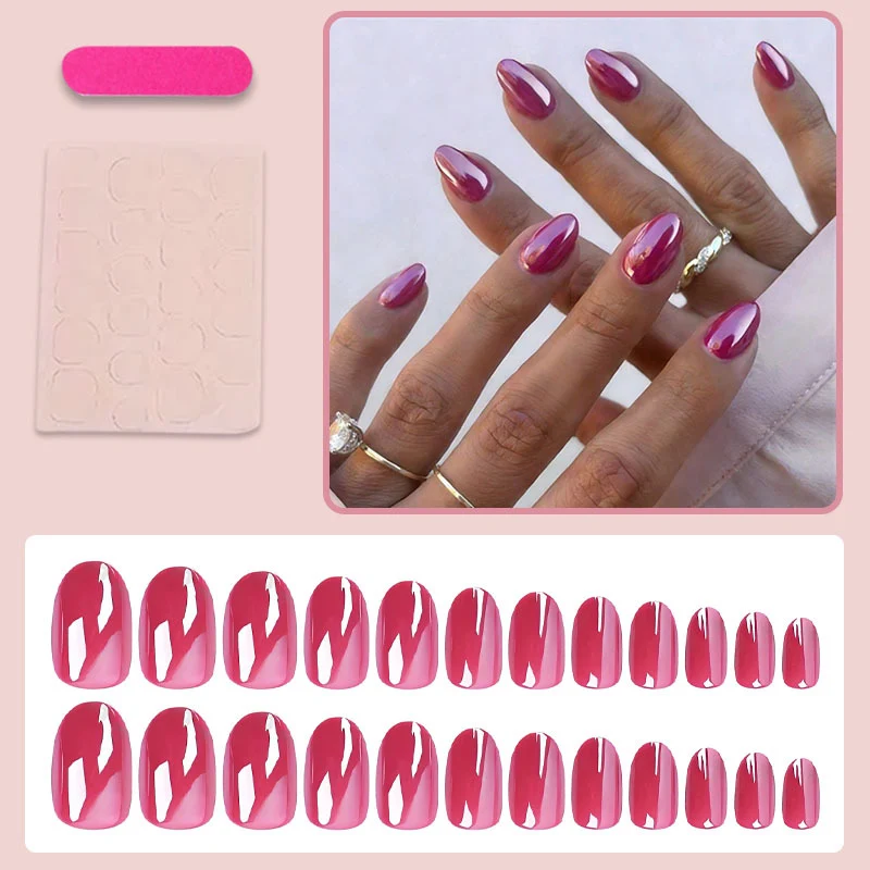 Kunstnagelset mit eleganten, glänzenden Spitzen Brehn