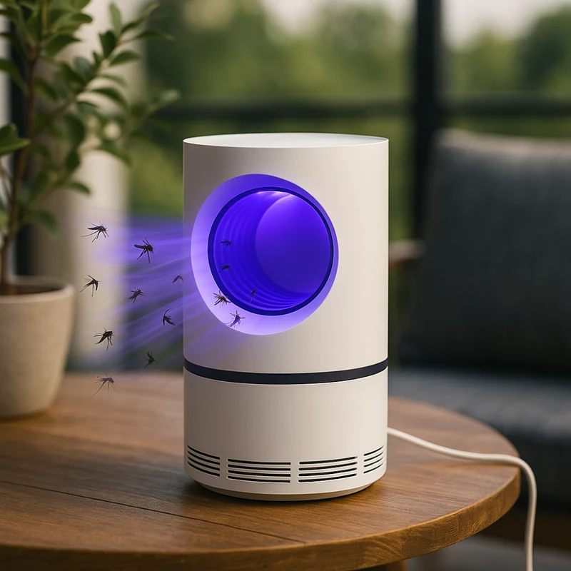 Skanto | Elektrische Insektenfalle, UV-Licht Mückenfalle für Innen- und Außenbereich