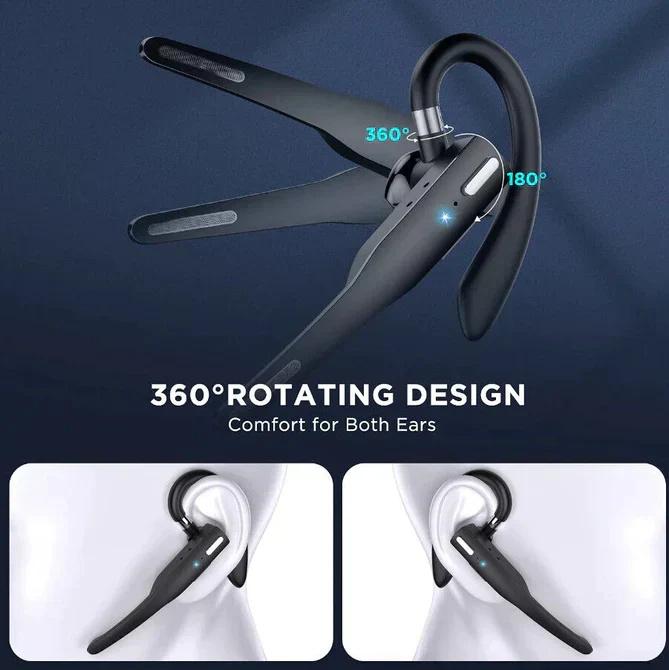 Skanto Trucker Dual Mic Kabelloses Bluetooth 5.1 Noise-Canceling Headset/Kopfhörer