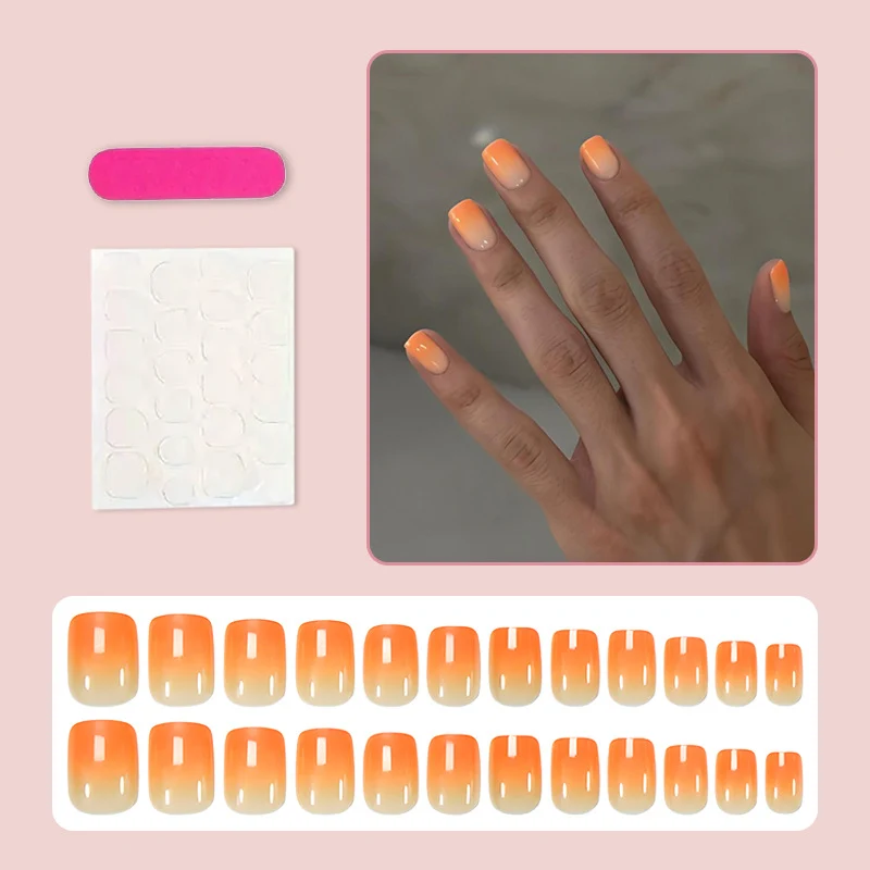 Kunstnagelset mit elegantem Ombré-Design Brehn