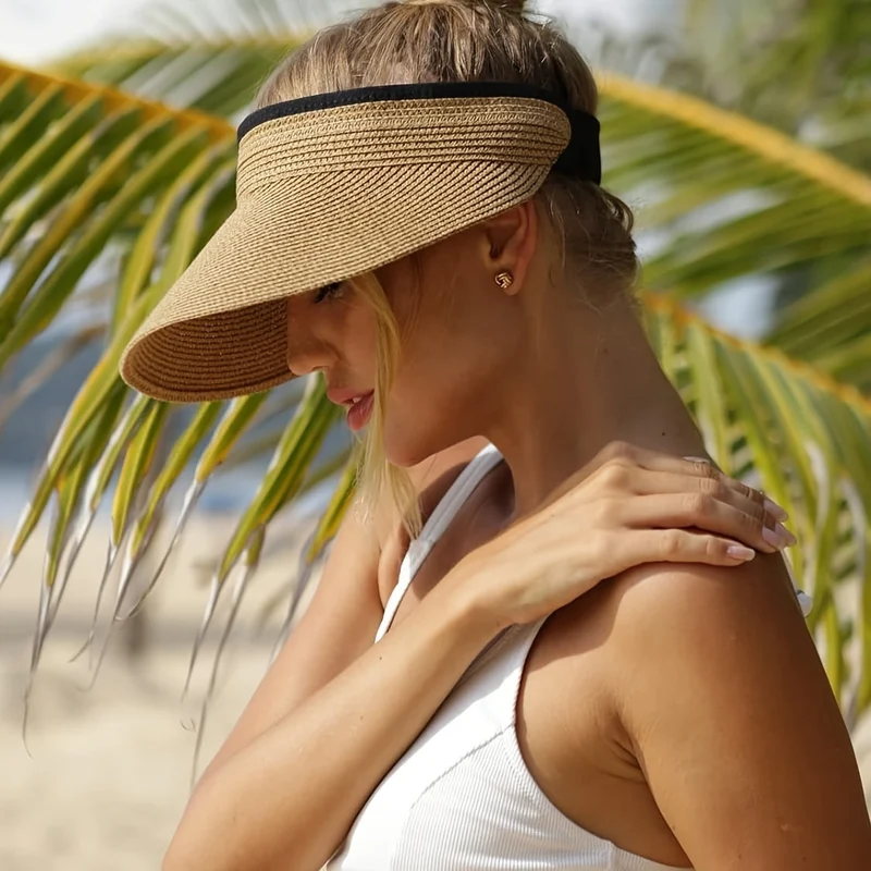 Faltbarer Sonnenhut Sonnenkrone mit breiter Krempe – Bequem und UV-Schutz