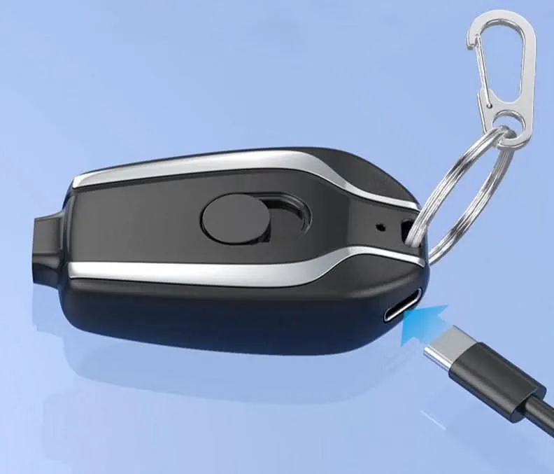 Skanto | Wireless Chargebuddy Pro – 1500mAh Tragbare Schlüsselanhänger Powerbank