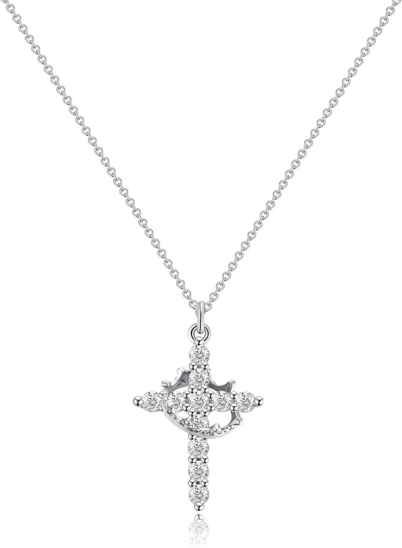 Skanto | Elegante 18K Gold Zirkonia Halskette