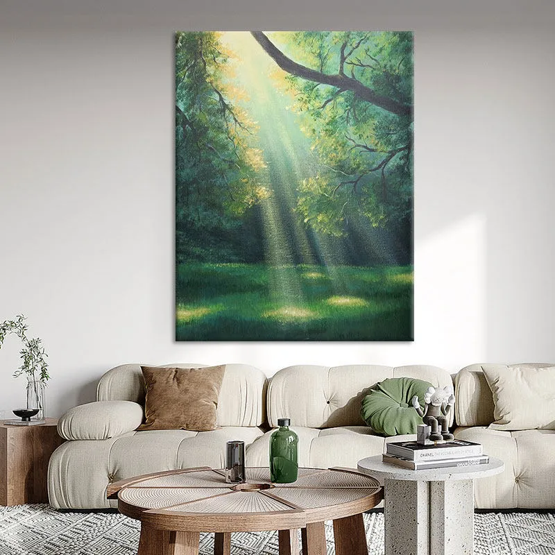 Natur-inspirierte Leinwand Wandkunst