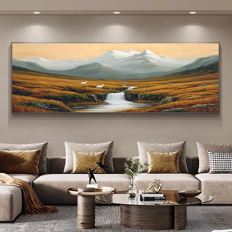 Berglandschaft Leinwand Kunstwerk
