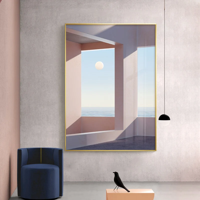 Moderne Minimalistische Leinwand Wandkunst