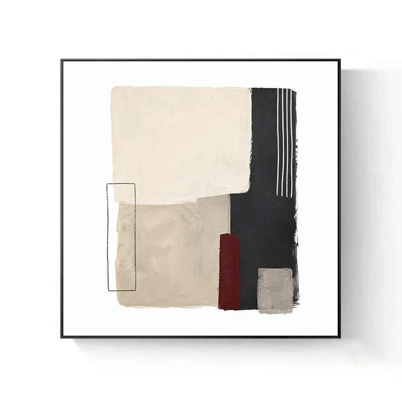 Moderne geometrische Leinwandwandkunst
