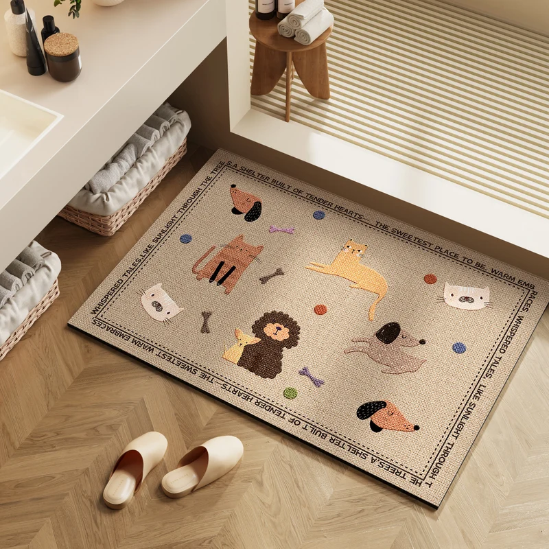 Stylische Badezimmermatte für moderne Innenräume