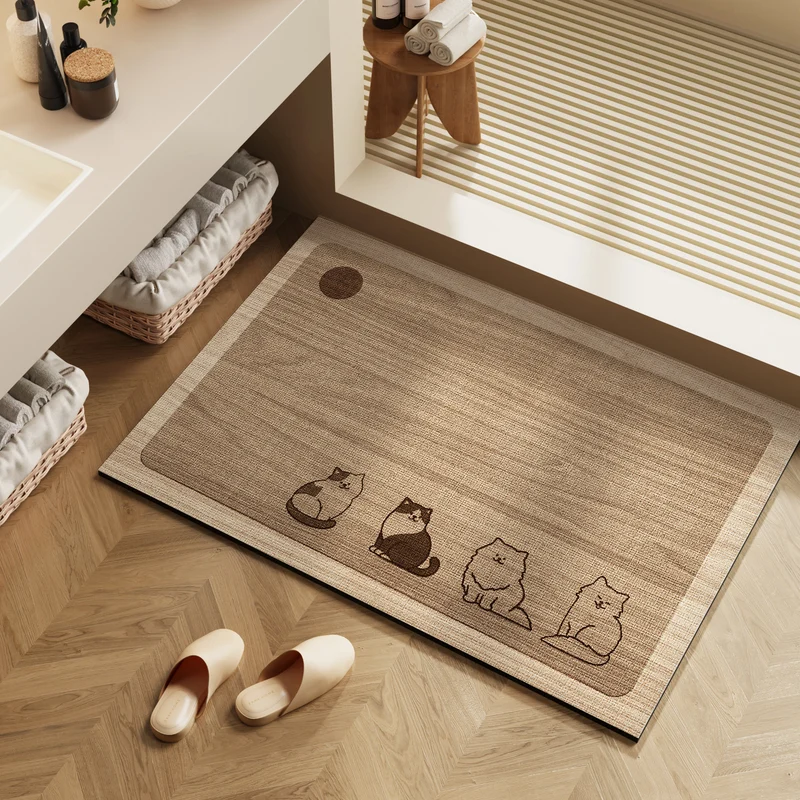 Stylische Badezimmermatte für moderne Innenräume