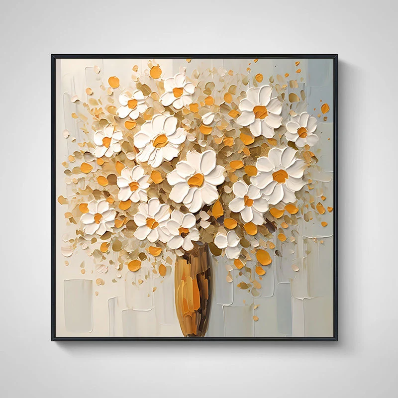 Florales Bouquet Leinwand-Kunstwerk für Innenräume