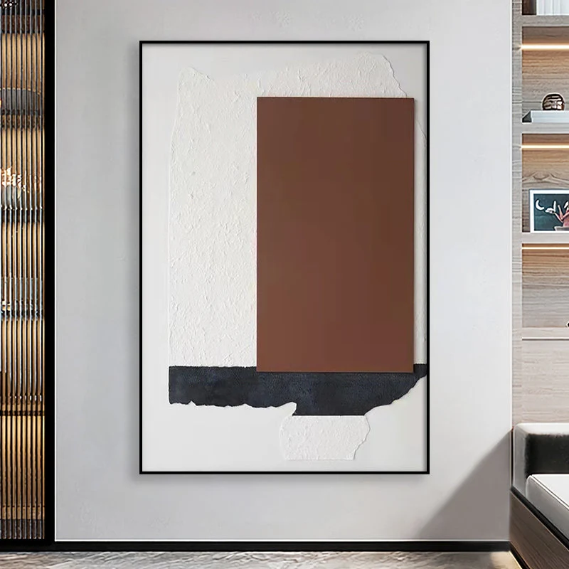 Moderne abstrakte strukturierte Leinwand Wandkunst