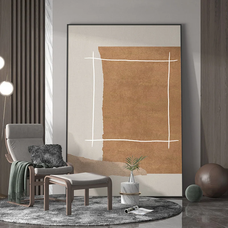 Moderne abstrakte strukturierte Leinwand Wandkunst