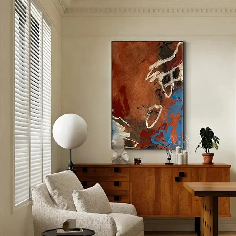 Moderne Minimalistische Geometrische Leinwandkunst