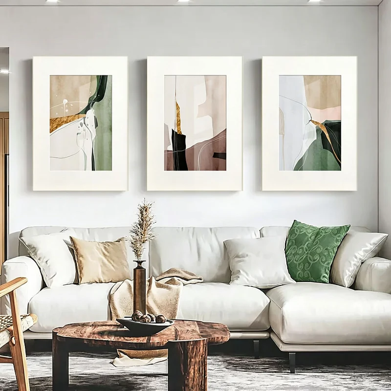 Moderne abstrakte gerahmte Wandkunst