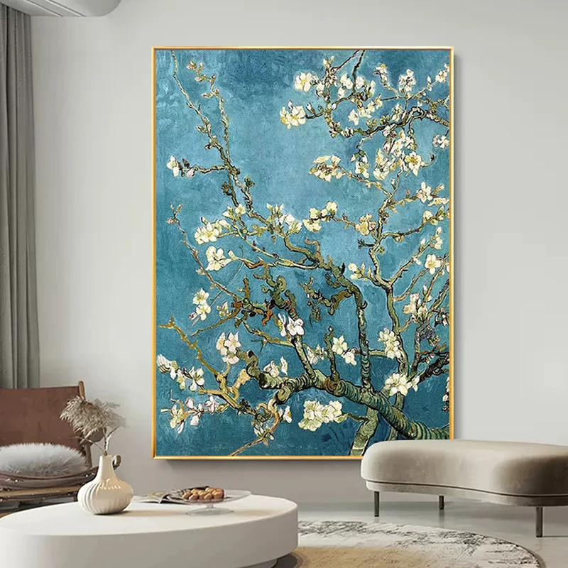 Florales Blumen Leinwand Kunstwerk