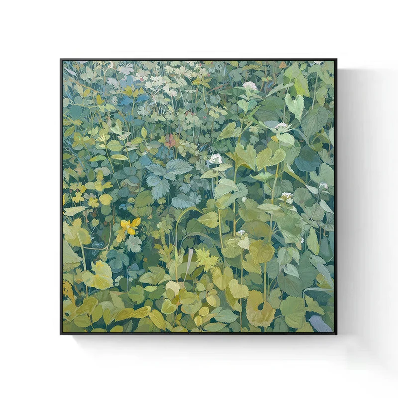 Florale abstrakte Wandkunst
