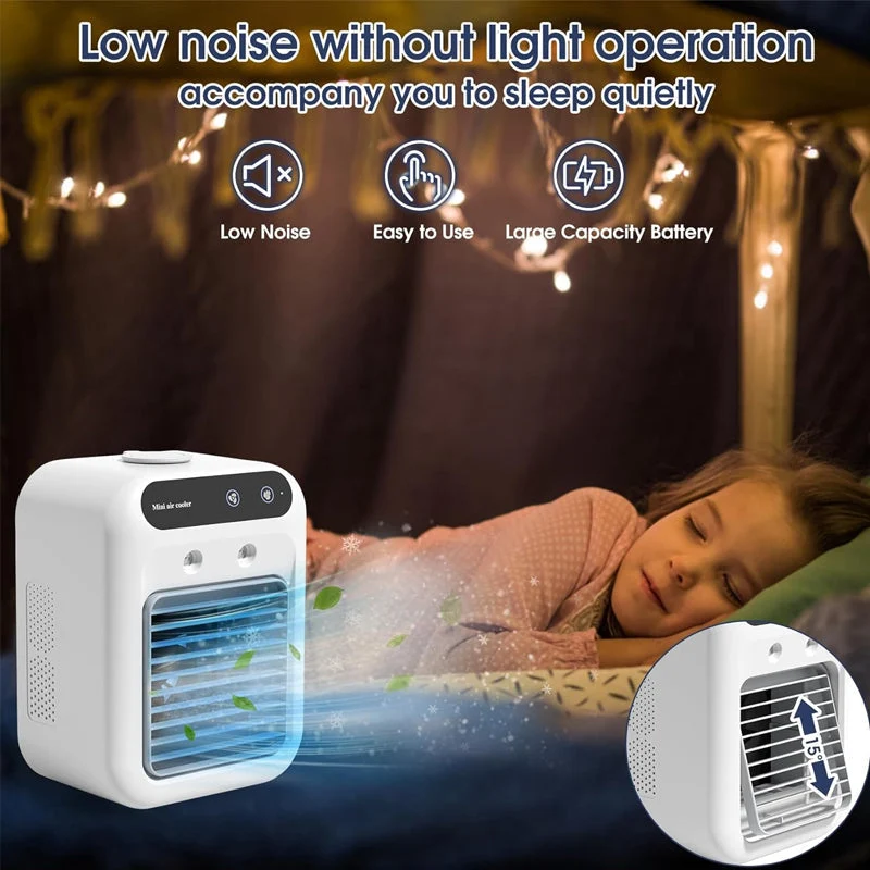 Mini Tragbare Klimaanlage mit Kühl- und Befeuchtungsfunktion | Skanto