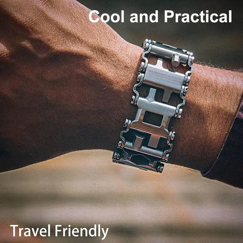 Skanto | 29-in-1 Edelstahl-Multitool-Armband