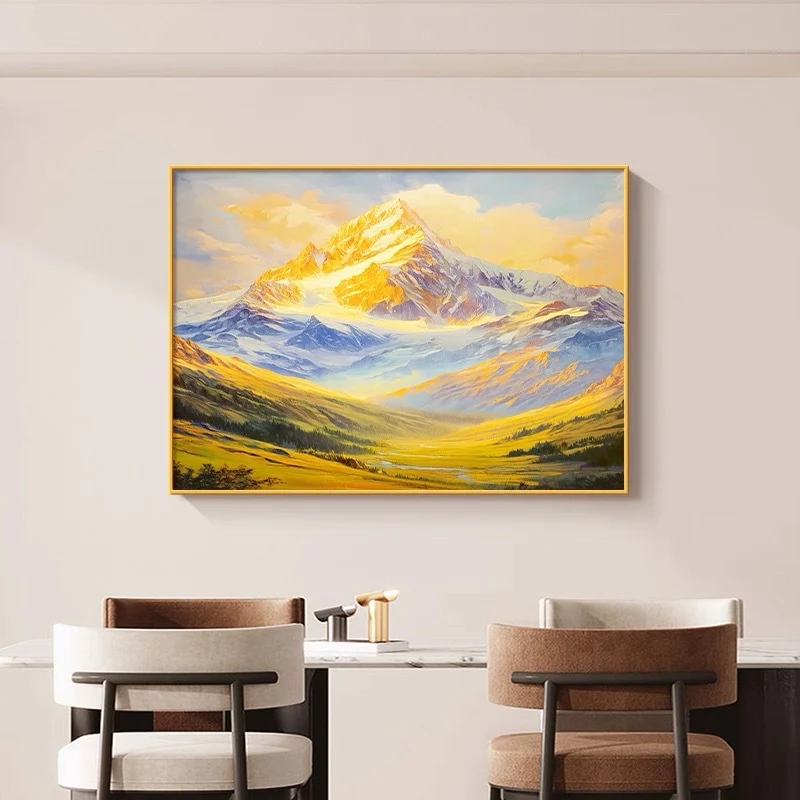 Berglandschaft-Leinwand-Wandkunst für Innenräume