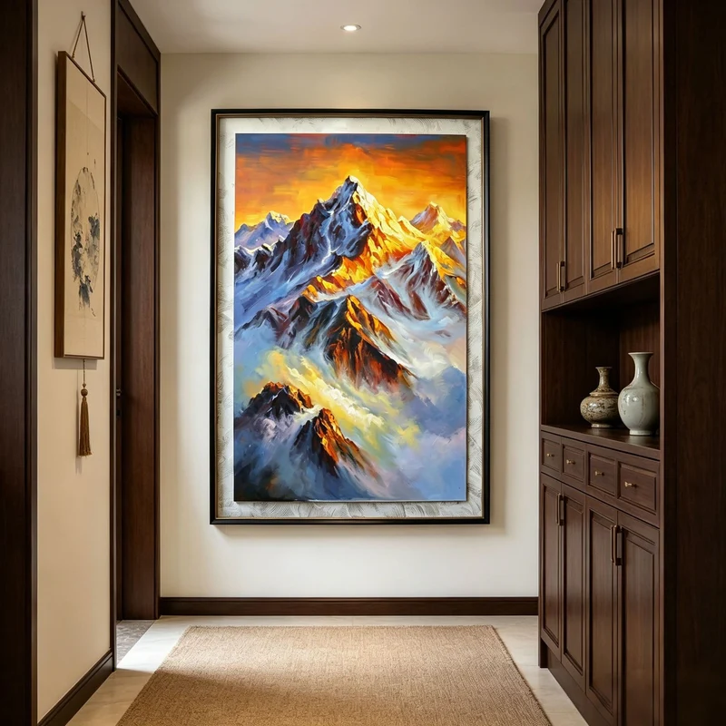 Berglandschaft Leinwandkunst für Wohnräume
