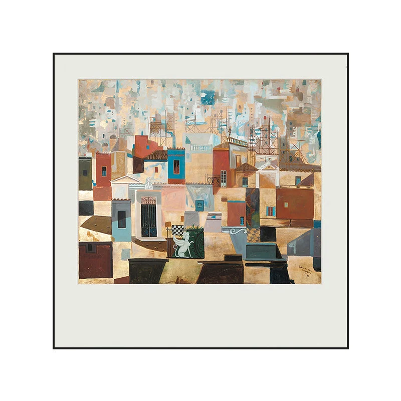 Künstlerisch gerahmte Leinwand Wandkunst