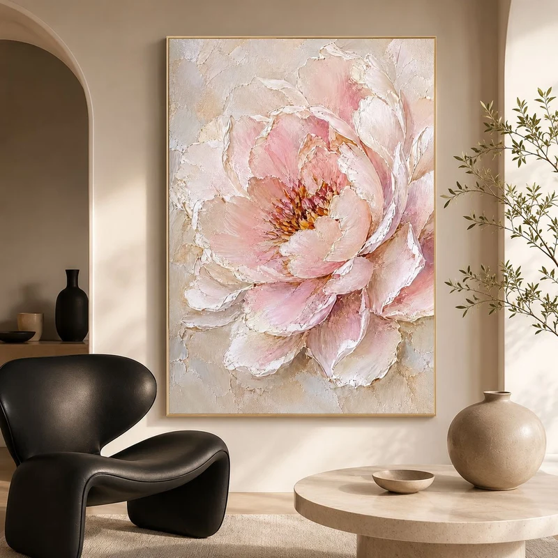 Dekorative florale Leinwandkunst