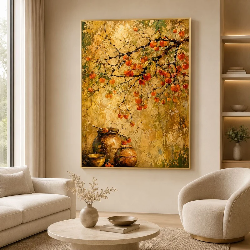 Dekorative florale Leinwandkunst