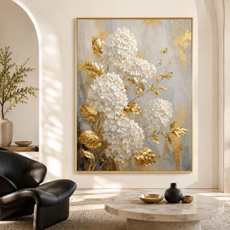 Dekorative florale Leinwandkunst