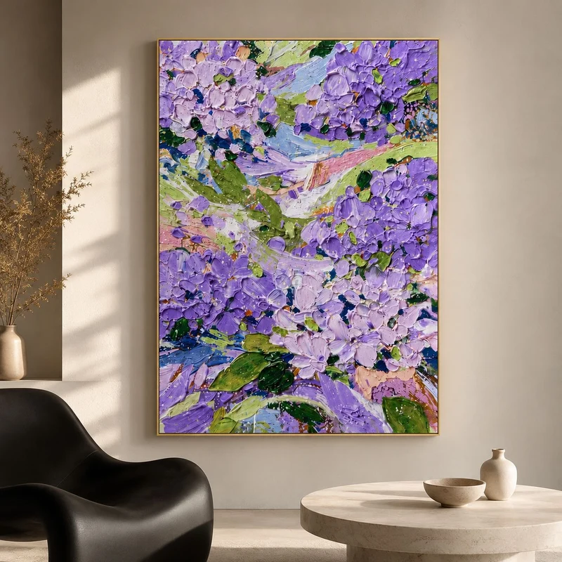 Dekorative florale Leinwandkunst