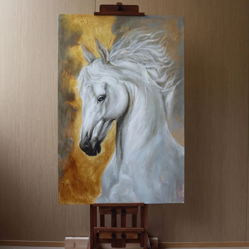 Elegante Pferdeporträt Wandkunst