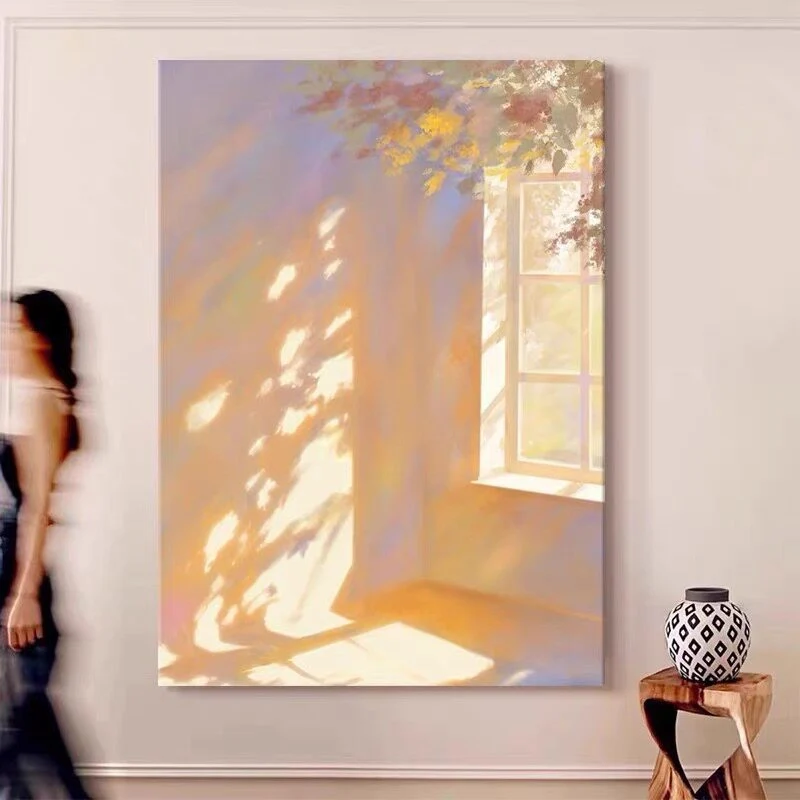 Abstrakte, von der Natur inspirierte Leinwandkunst