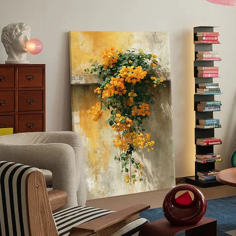 Abstrakte, von der Natur inspirierte Leinwandkunst