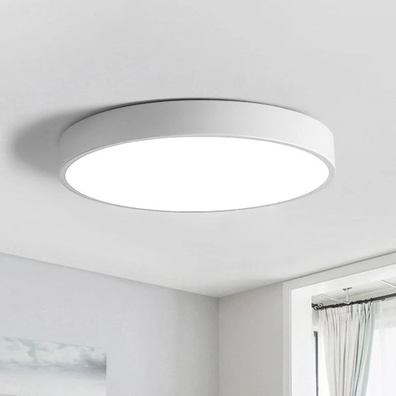 Moderne ultradünne LED-Deckenlampe – Skandinavischer Stil für Schlaf- und Wohnzimmer | Skanto