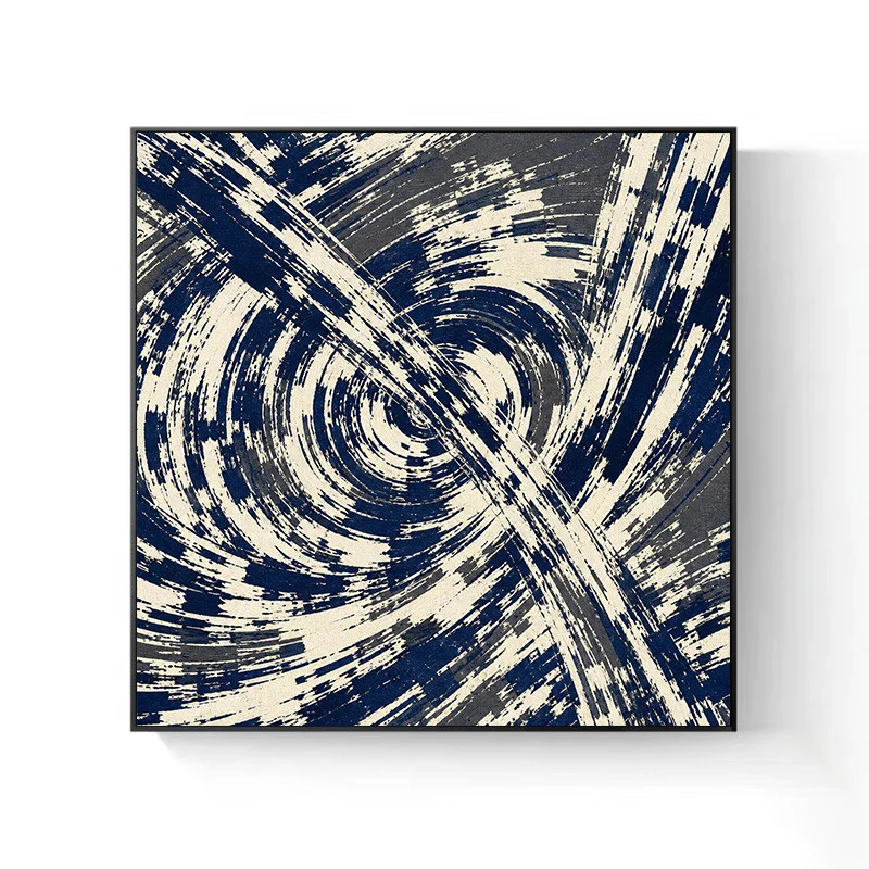 Abstrakte Pinselstrich Leinwand Wandkunst