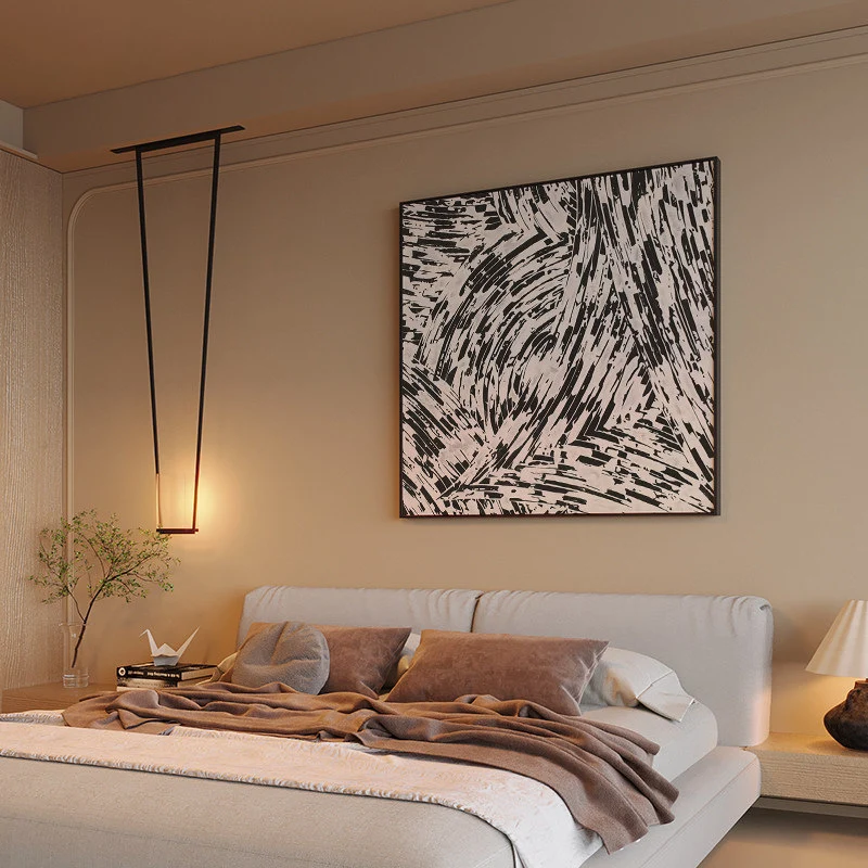 Abstrakte Pinselstrich Leinwand Wandkunst