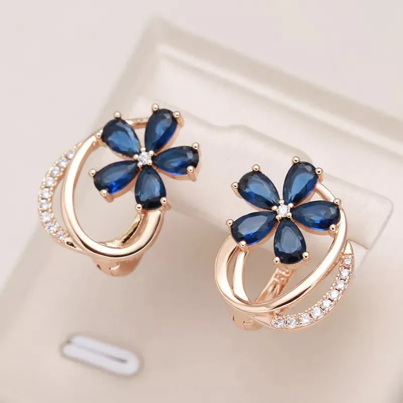 Skanto | Frühlings-Aurora-Blumen-Ohrringe